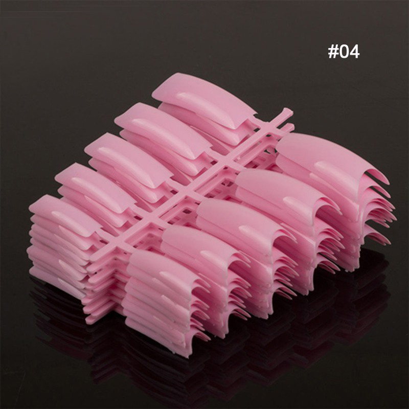 100pcs/pack Beauty Popular False Acrylic Nail Tips Plastic (1~29) Color False French Nail Art Tips For UV Gel Design NEW