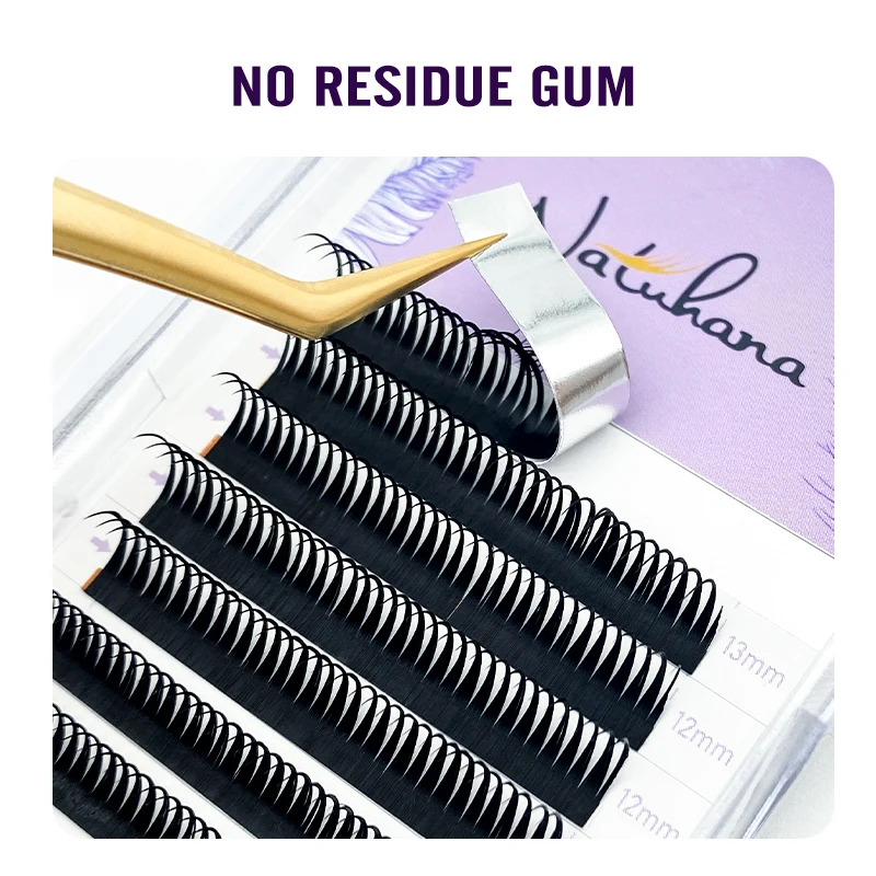 Wet Lashes Cosplay Eyelash Extensions 0.07mm Mink Spikes Lashes Manga new 2025 Wispy Premade Russian A Shape Natural Eyelashes