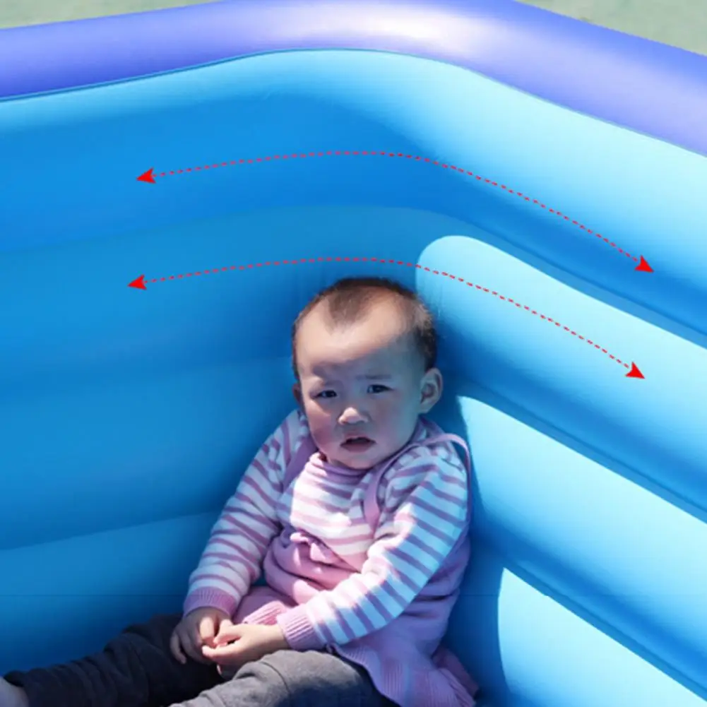 New Baby Children Swimming Pool Large Family PVC Swimming Pool Outdoor Summer Kids Inflatable Paddling Pools
