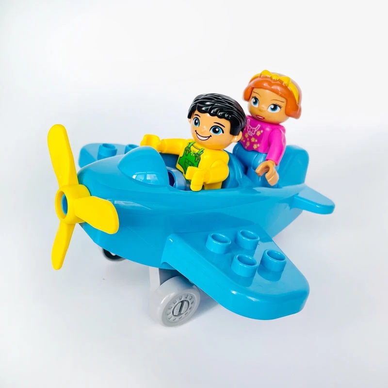 Big Building Blocks Accessories Truck Car Bus Compatible Large Bricks Children Kids City Traffic Series Assembly Educational Toy