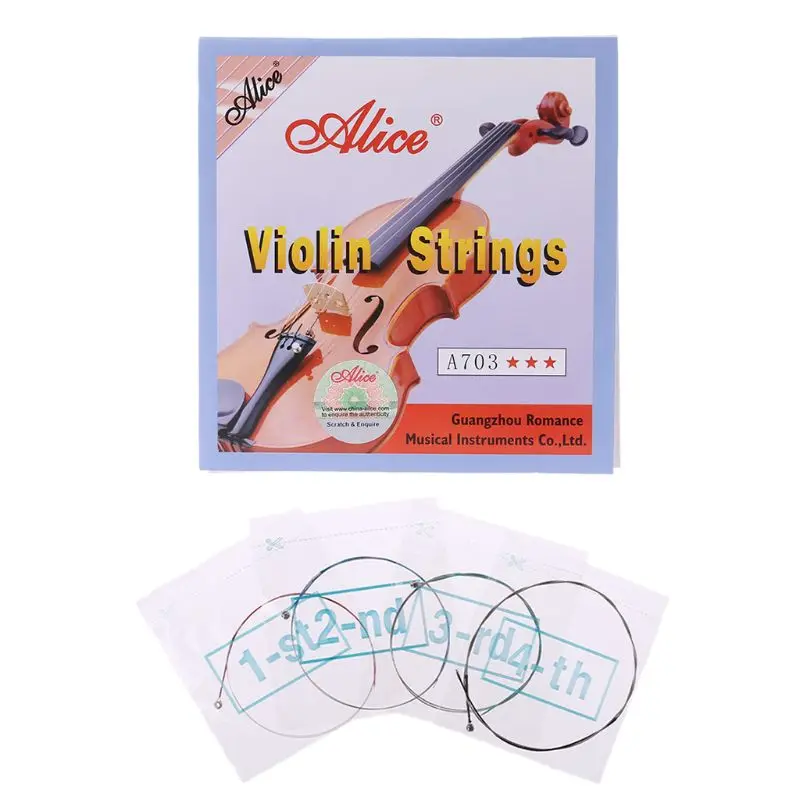 Alice A703 Violin Strings for full size 1/8 1/4 1/2 3/4 4/4