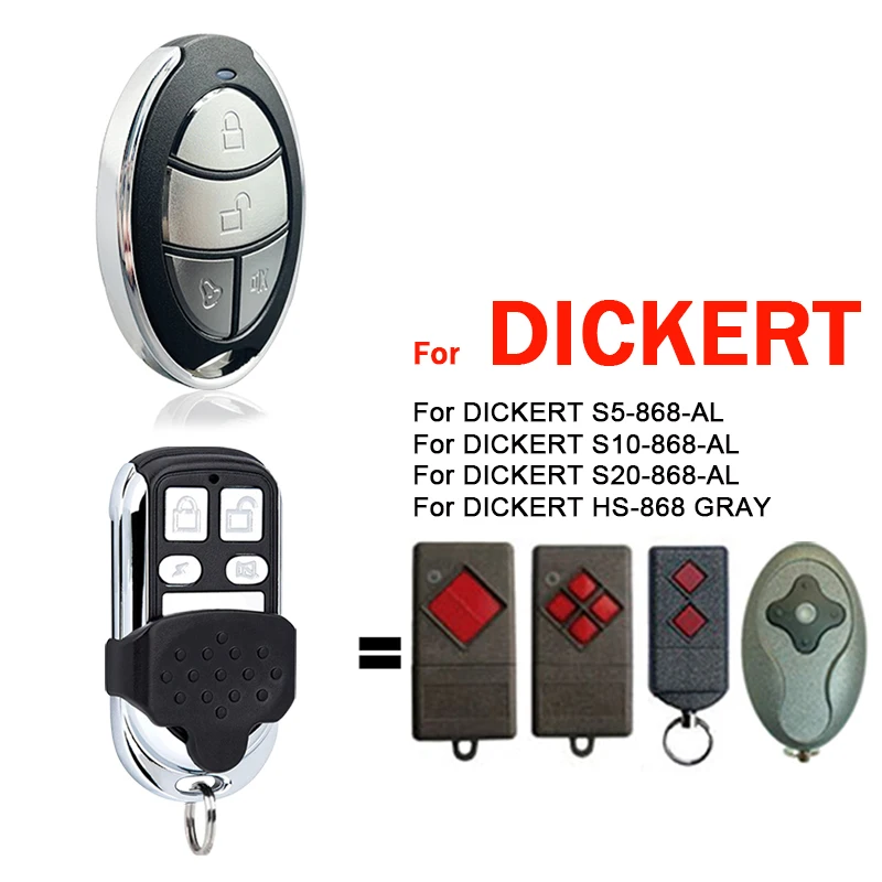 868MHz Gate Remote Control Duplicator For HORMANN / Marantec / Berner / DICKERT / ANSONIC Garage Door Remote Control 868.3MHz