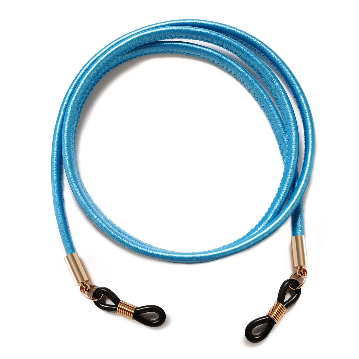 Sunglasses Lanyard Strap Necklace Braid Leather Eyeglass Glasses Chain Leather Cord Reading Glasses Eyewear Accessories