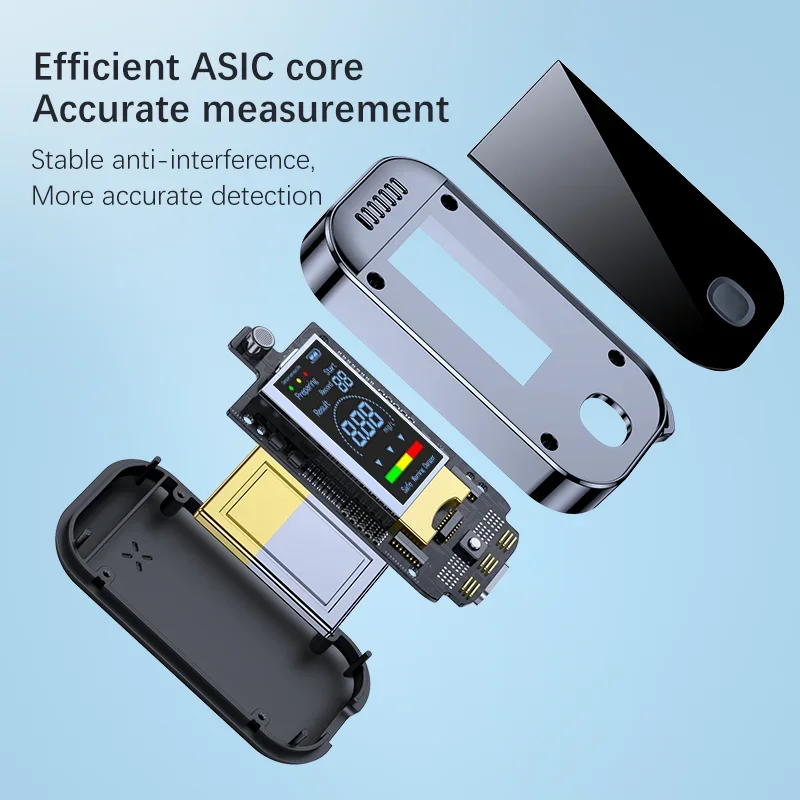Brand New Alcohol Tester Professional Breathalyzer for Drunk Driving with Digital Display USB Rechargeable Breath Alcohol Tester