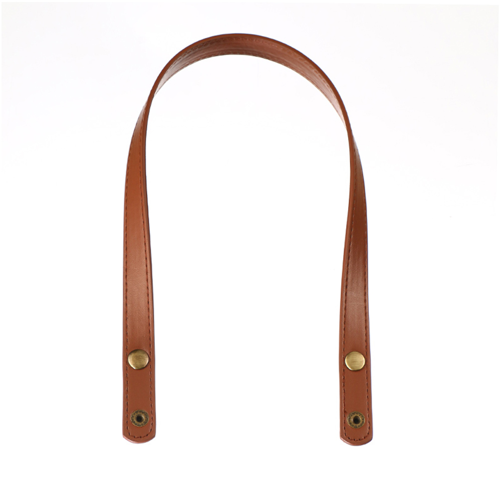 1.8*60cm PU Leather Snap Bag Strap Solid Color Short Hand Strap Women Replaceable Shoulder Bag Strap All-match Bag Accessories b6a03 5 bbcad