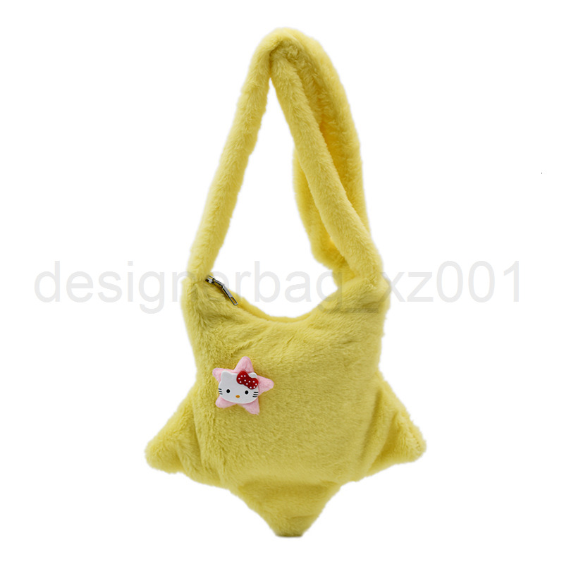 Fashion Classic Bag Designer 10a Top Woman Handbagevening Bags Autumn and Winter Fashionable Plush Cute Five Pointed Star Shaped