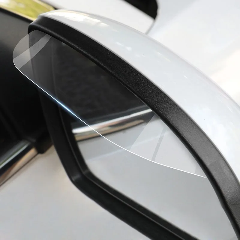 Transparent Car Rearview Mirror Rain Shield Clear Rain Visor Cover Rainy Day Safe Driving Rain Eyebrow Auto Mirror Accessories
