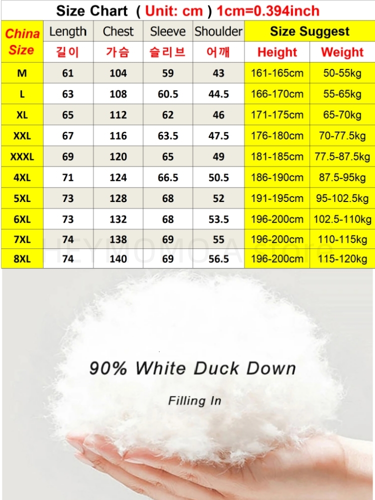 90% White Duck Padded Winter Men's Warm Down Jacket Lightweight Graphene Heating Er Thermal Windbreaker Puffer Coat 8Xl