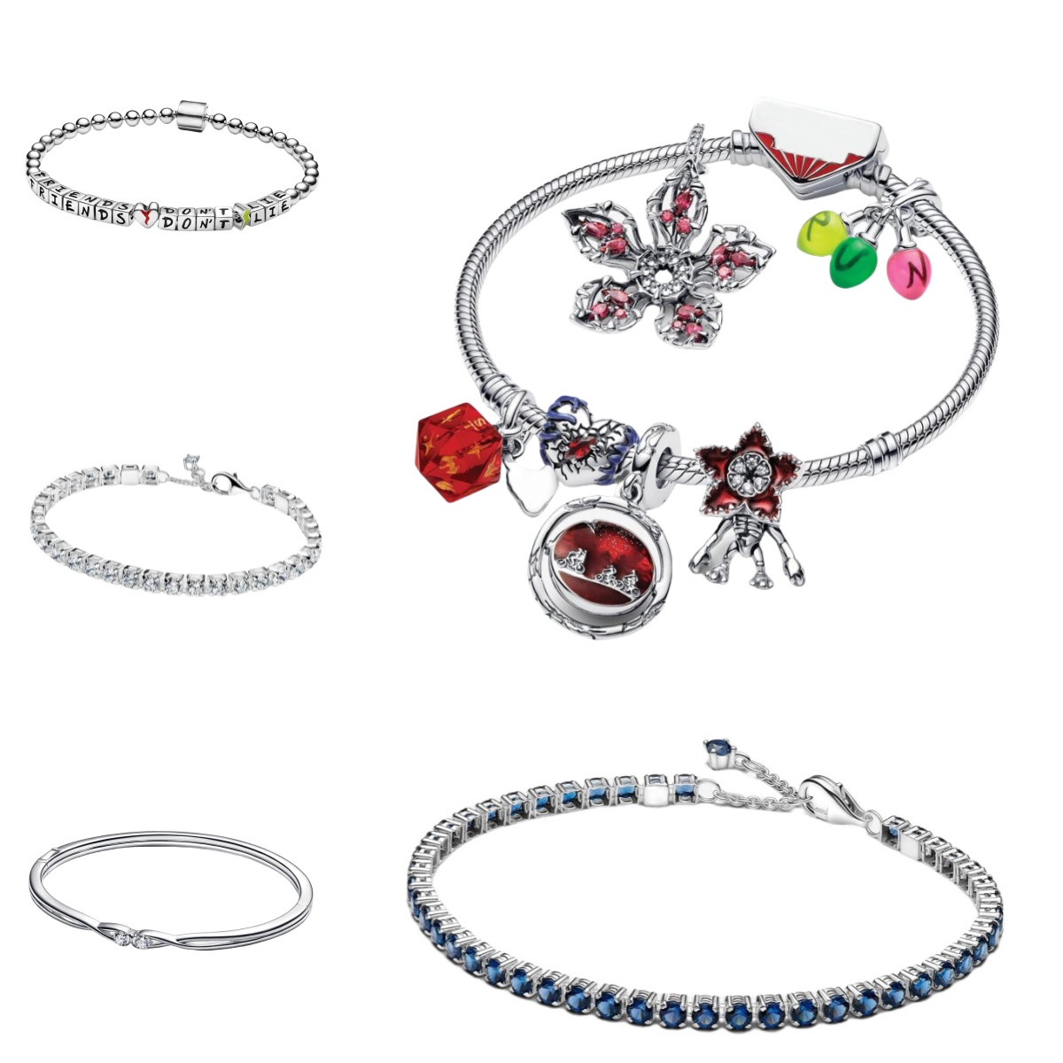 new with box Gift designer bracelet Stranger Things charms bracelets Jewelry Set womens cute pendants Luxury birthday gifts Christmas jewelry presents