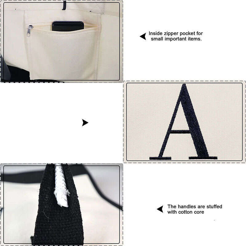 Designer Bag Tote Bag Fashion Canvas Totes Letters Flower Portable Beach Shoulder Shopping Casual Beach Bag Large Capacity Handbag Wholesale purse lux