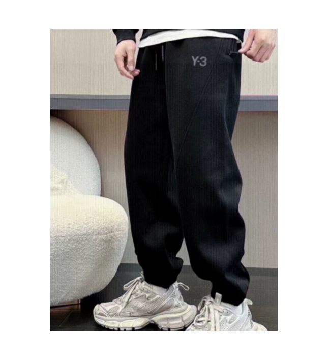 Men's Pants 23SS Spring Autumn Autograph Printing Pencil Ankle Banded Fashion Brand Sports Y3 Men Trousers