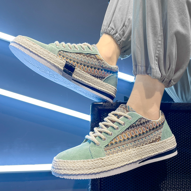 2025 New Designer Men's Flat Canvas Shoes Classic Yuppie Casual Walking Shoes Outdoor Sports Men's Shoes Fisherman Sports Shoes Men