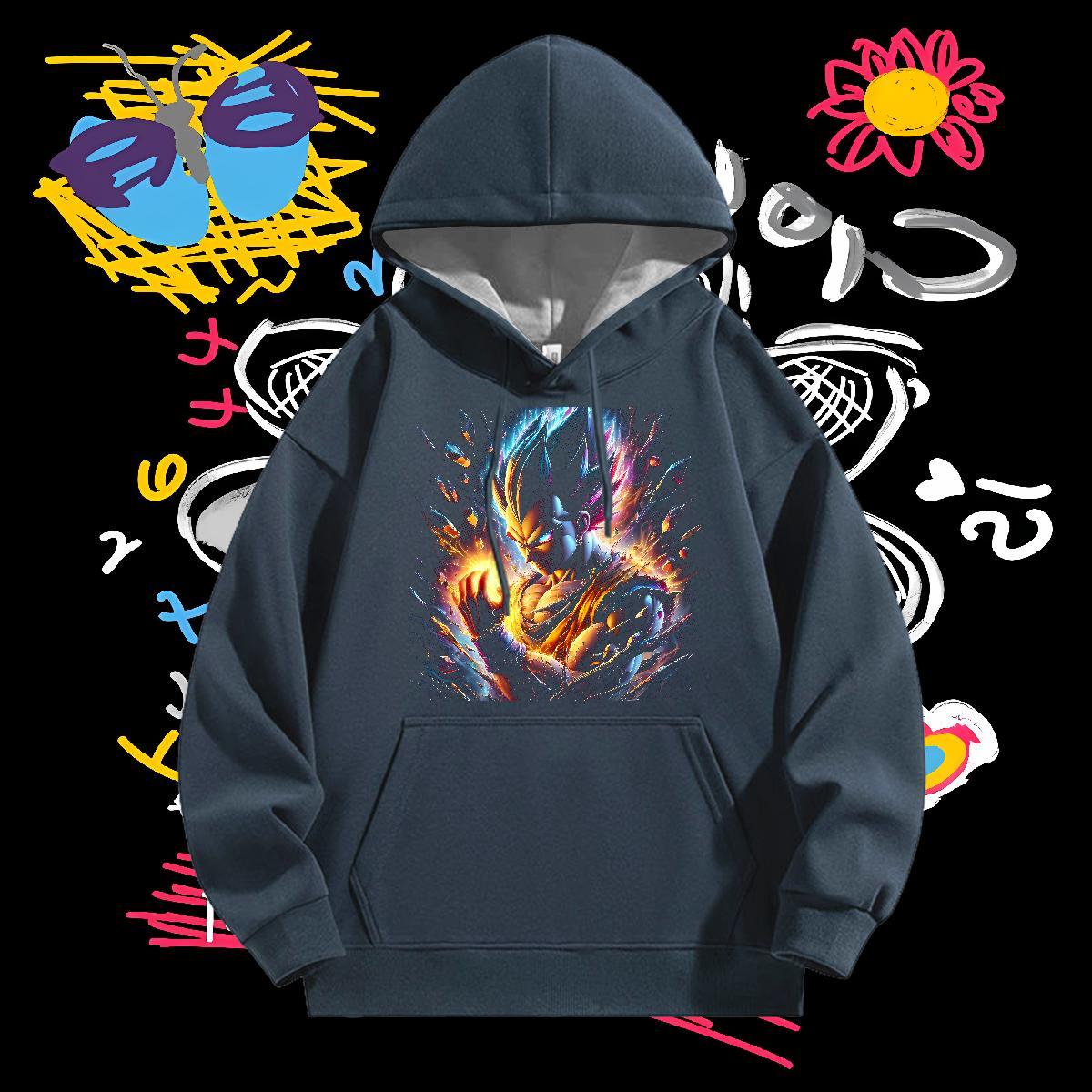 2024 New Hoodie Men Breathable Drawstring TOP Quality Hoodie Pullover Graphic Hoody Sport Thick Fleece