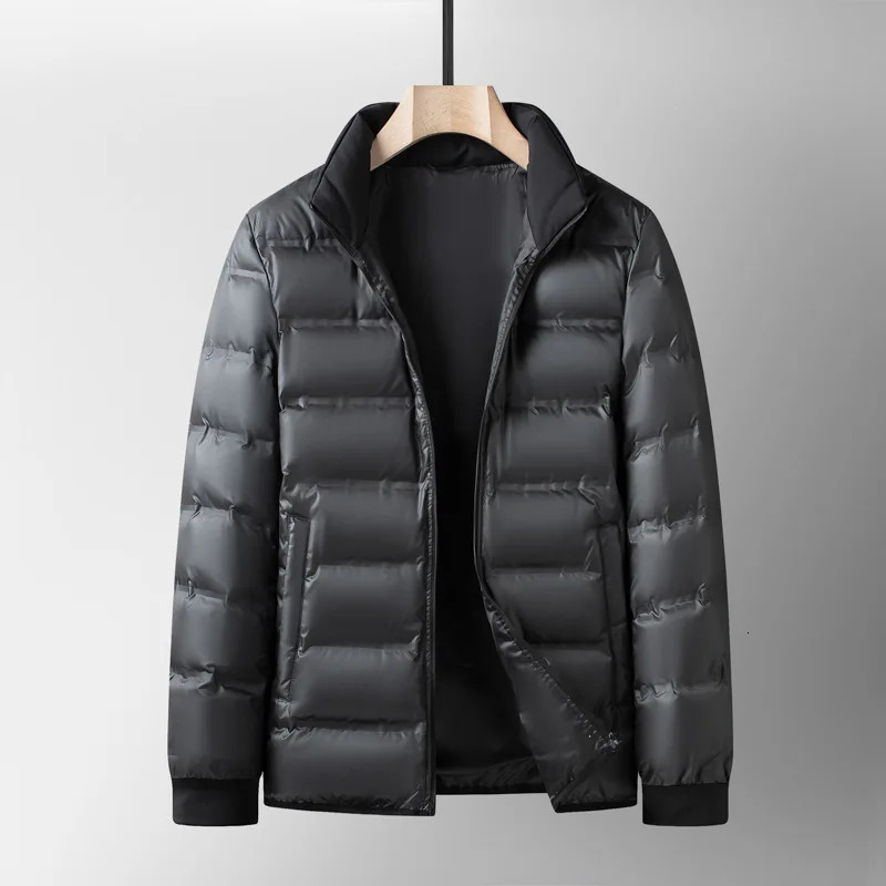 Winter New Detachable Inner Tank Goose Down Men's Middle Aged Business Warm Dad's Coat