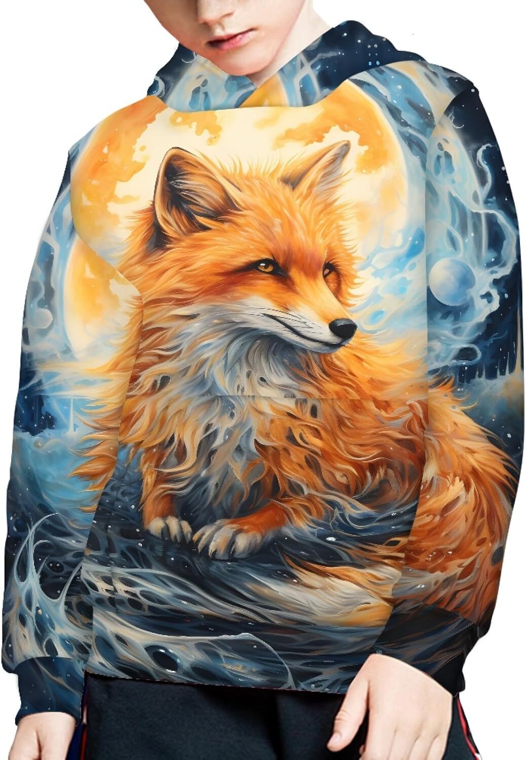 Hoodie for Mens Womens Teen Boys Girls Novelty Animal Galaxy Hoodies Sweatshirts Pullover Graphic keep warm cool