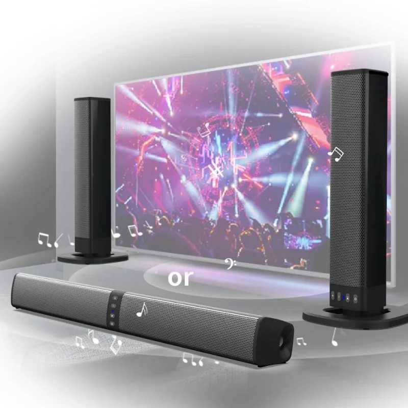 Loudspeaker box 20W Speaker with Foldable Split Design - Ideal for TV or PC Soundbar Box Caixa Do Sdo s Z241104