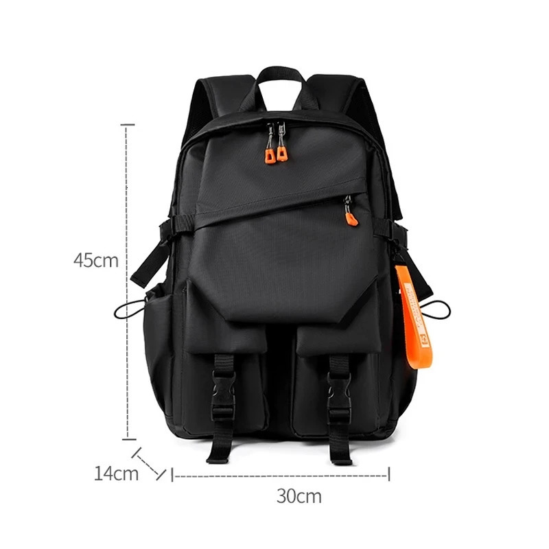 Mens Backpack High Quality 156 Laptop Highcapacity Waterproof Travel Bag Fashion School Backpacks for Men 241029