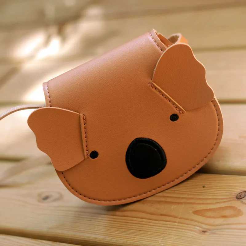 2024 New Kids Messenger Bag Girls Bear Single Shoulder Small Bag Children Cute Koala Satchel LX241104