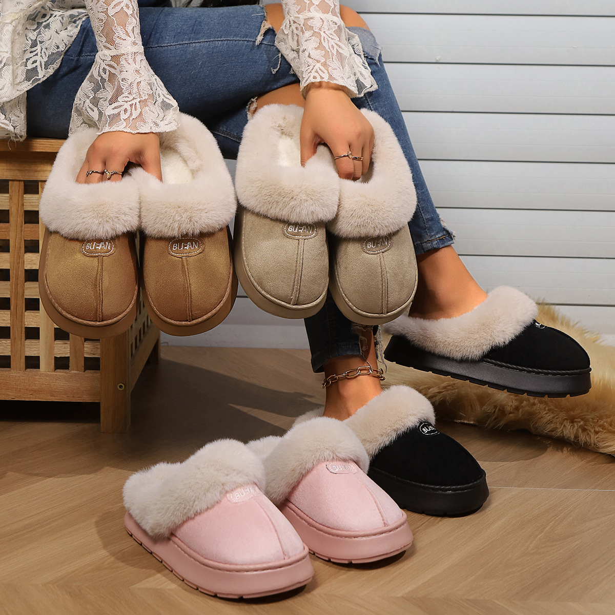 2024 new free shipping slides designer women shoes thick soled cotton flat bottom slippers womens slipper sandals sliders