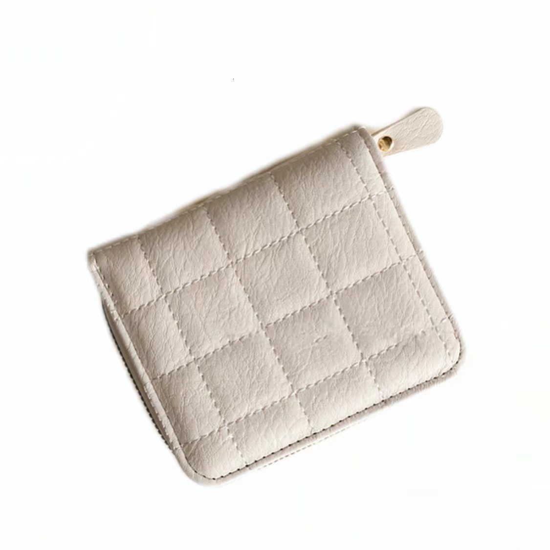 Minimally designed women's exquisite mini multifunctional wallet with large capacity card bag and foldable small coin purse