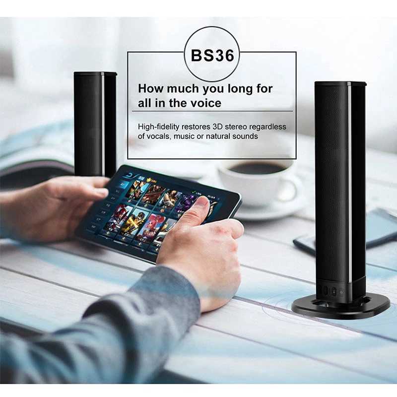 Loudspeaker box 20W Speaker with Foldable Split Design - Ideal for TV or PC Soundbar Box Caixa Do Sdo s Z241104