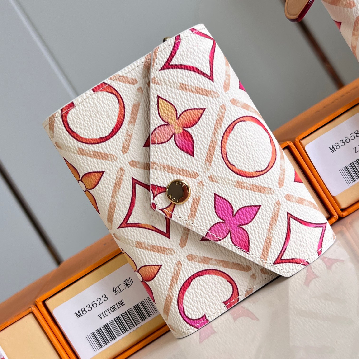 M83623 Short Wallets Women By The Pool Luxurys Designers Bags Totes Handbag Victorine Wallet Messenger Purse Card Holder pouch Travel Messenger Bag With Box 12CM