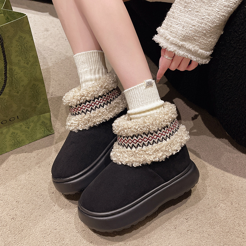 2025 NEWS Fashion boot shipping designer snow fur furry flurry winter boots ankle shoes platform martin boot mens womens booties