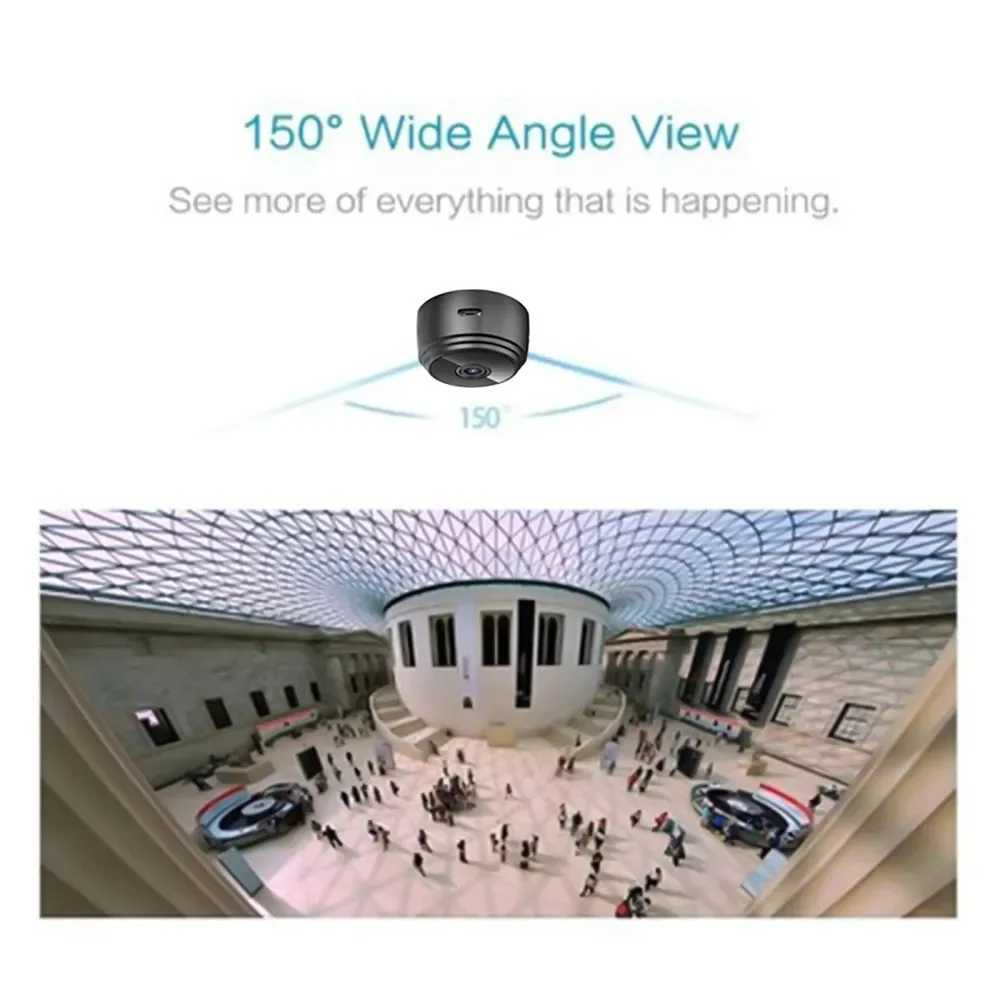Camera A9 HD 720P Intelligent He Security IP WiFi Camera Monitor Mobile Remote Camera Mobile Remote Application Z241105