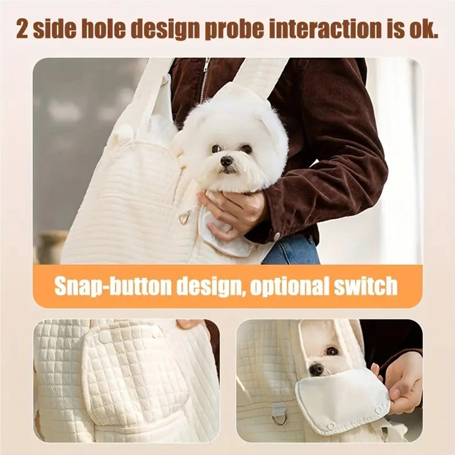 Pet Outdoor Minimalist Cross Chest Backpack Designer Portable Bag