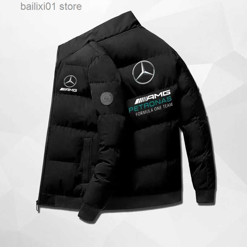 Men's Jackets 2024 Mercedes Benz Mens and Womens Casual Warm Jacket Master Outdoor Design for Youth and Middle aged Clothing Masters T241104