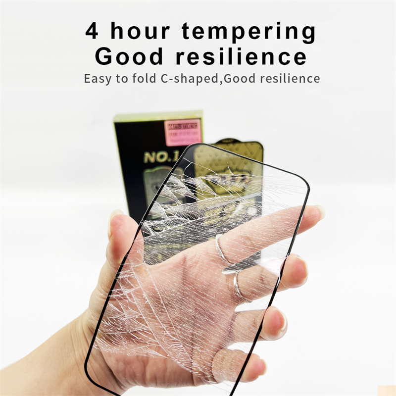 10pcs Big Curved Tempered Glass TOP Screen Protector Cover Guard Film For iPhone 16 Pro Max 15 Plus 14 13 12 11 XS XR X 8 7 SE
