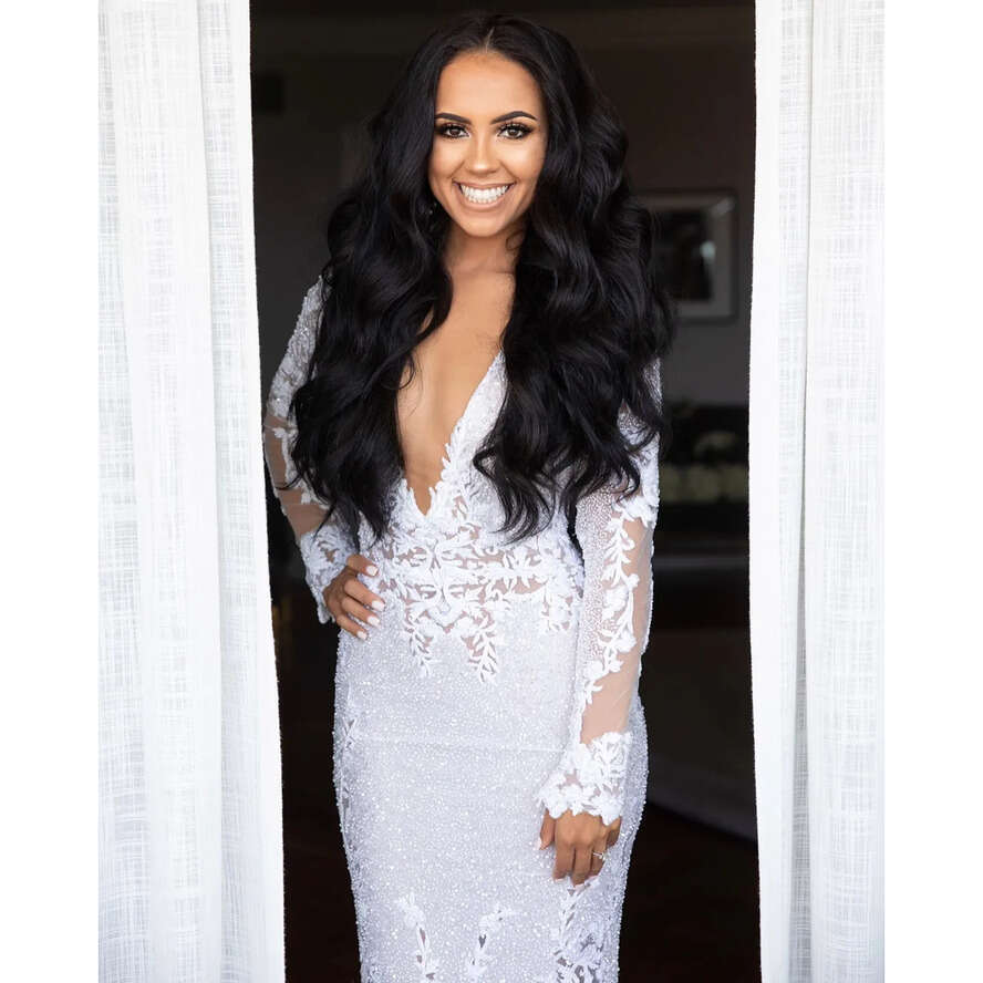 African Full Lace Wedding Dress 2019 Sexy Mermaid Deep V Neck Backless Bridal Gowns With Super Long Sleeves Robe De Soriee