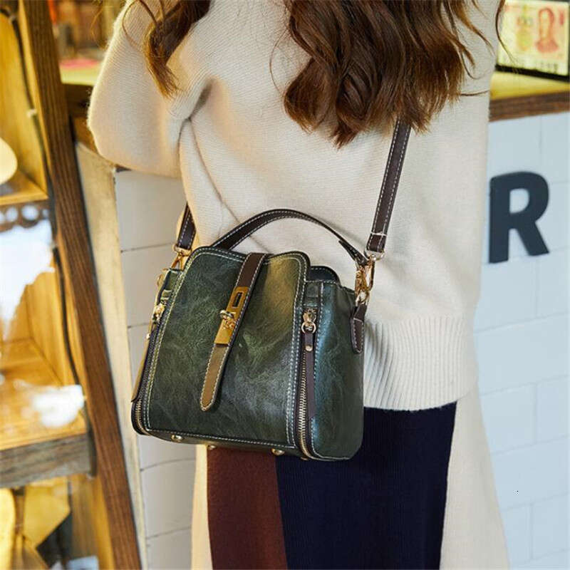 Designer Bag PU Leather Handbags For Women Designer Top Handle Bag Vintage Single Shoulder Bag Ladies Luxury Brand Crossbody Messenger Bags purse luxu
