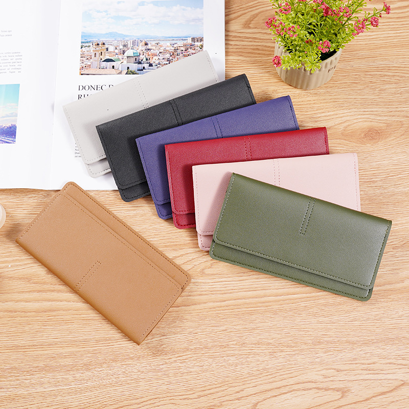 2025 New Women's Long functional Minimalist Handheld Bag Multi Card Position Zero Wallet