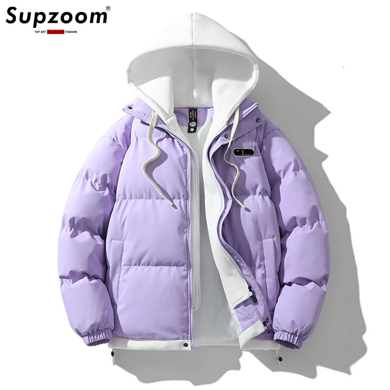 Supzoom has recently arrived at a casual and fashionable mens winter fashion vacation two-piece hooded jacket and bread set for couples 241104