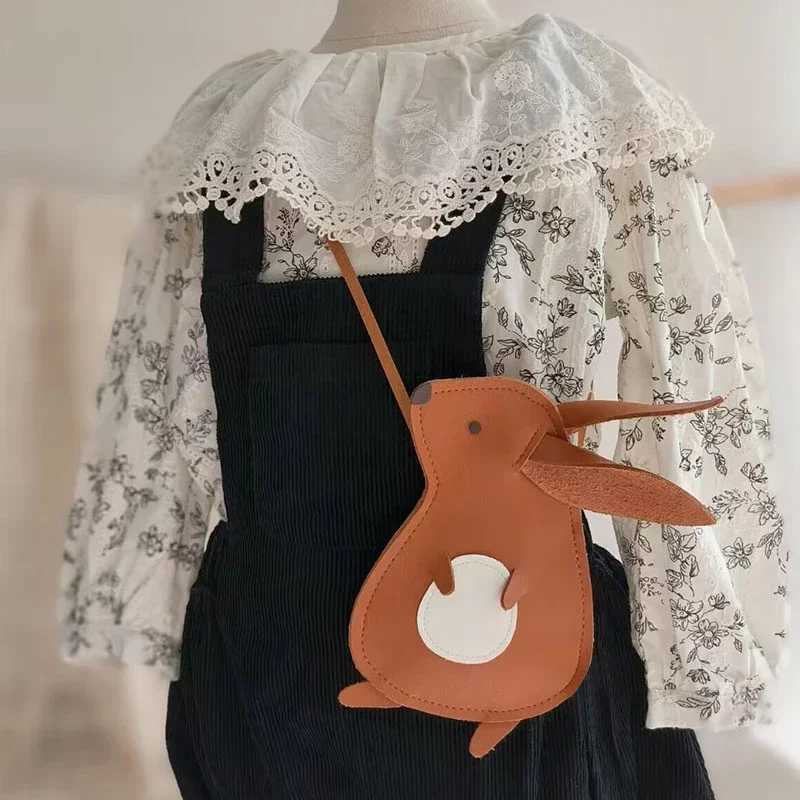 New Cute Bunny Kids Mini Bags for Toddler Girls Boys Squirrel Crossbody Bag Kawaii Baby Childrens Small Handbags Gift LX241104