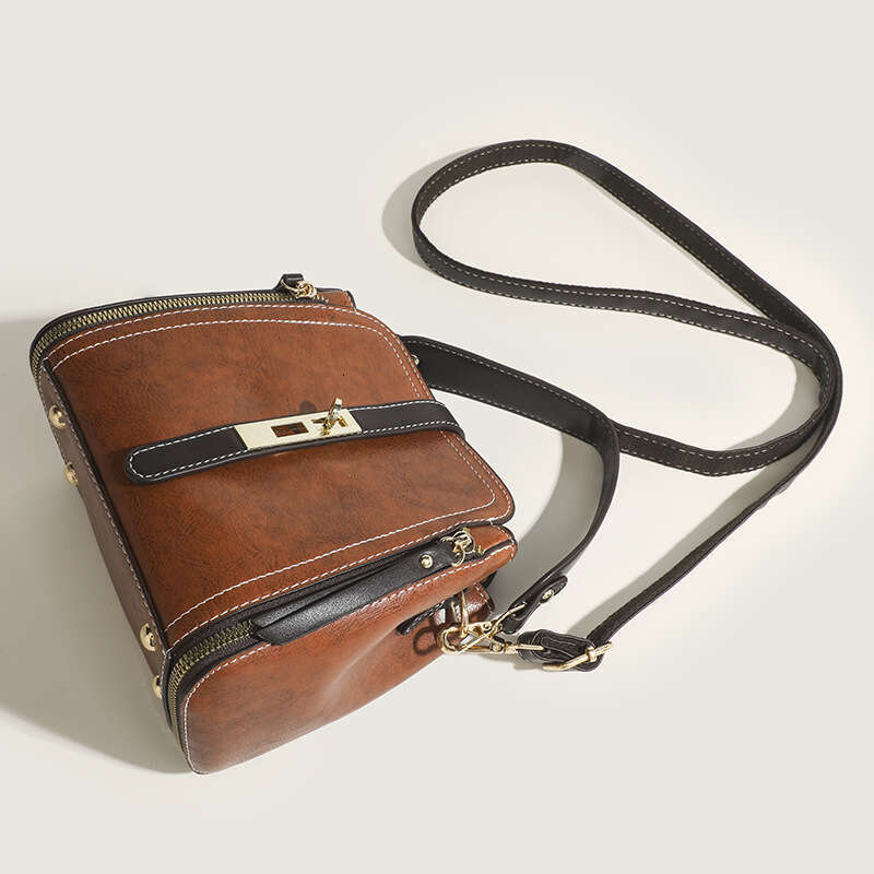 Designer Bag PU Leather Handbags For Women Designer Top Handle Bag Vintage Single Shoulder Bag Ladies Luxury Brand Crossbody Messenger Bags purse luxu