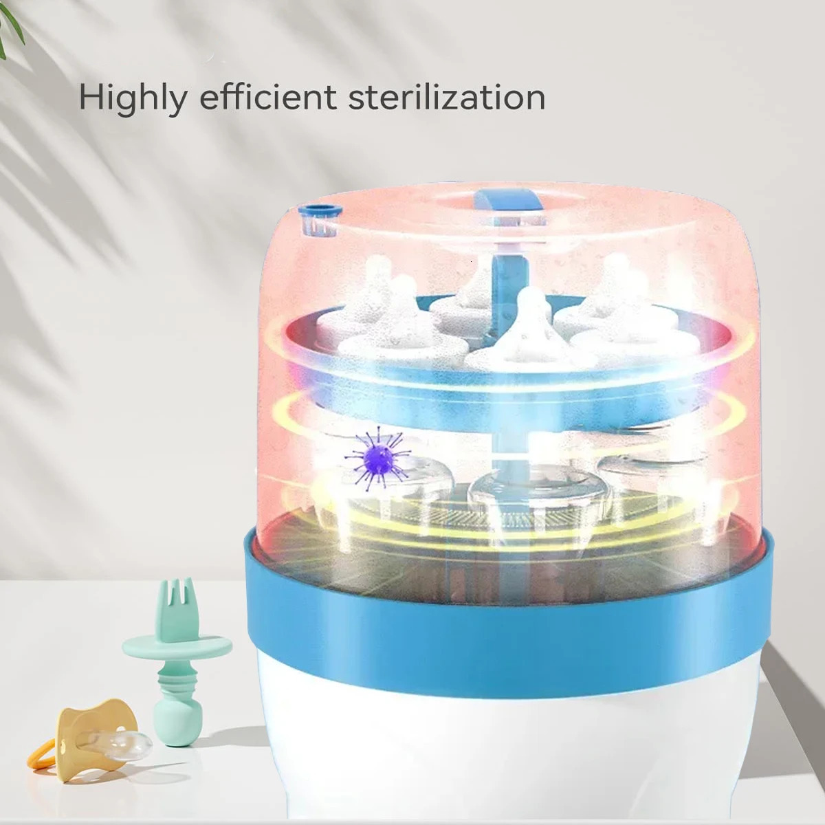 Large Capacity Baby Feeding Bottle Sterilizers with Automatic Power Off Control Baby Accessories Esterilizador De Biberones 240326