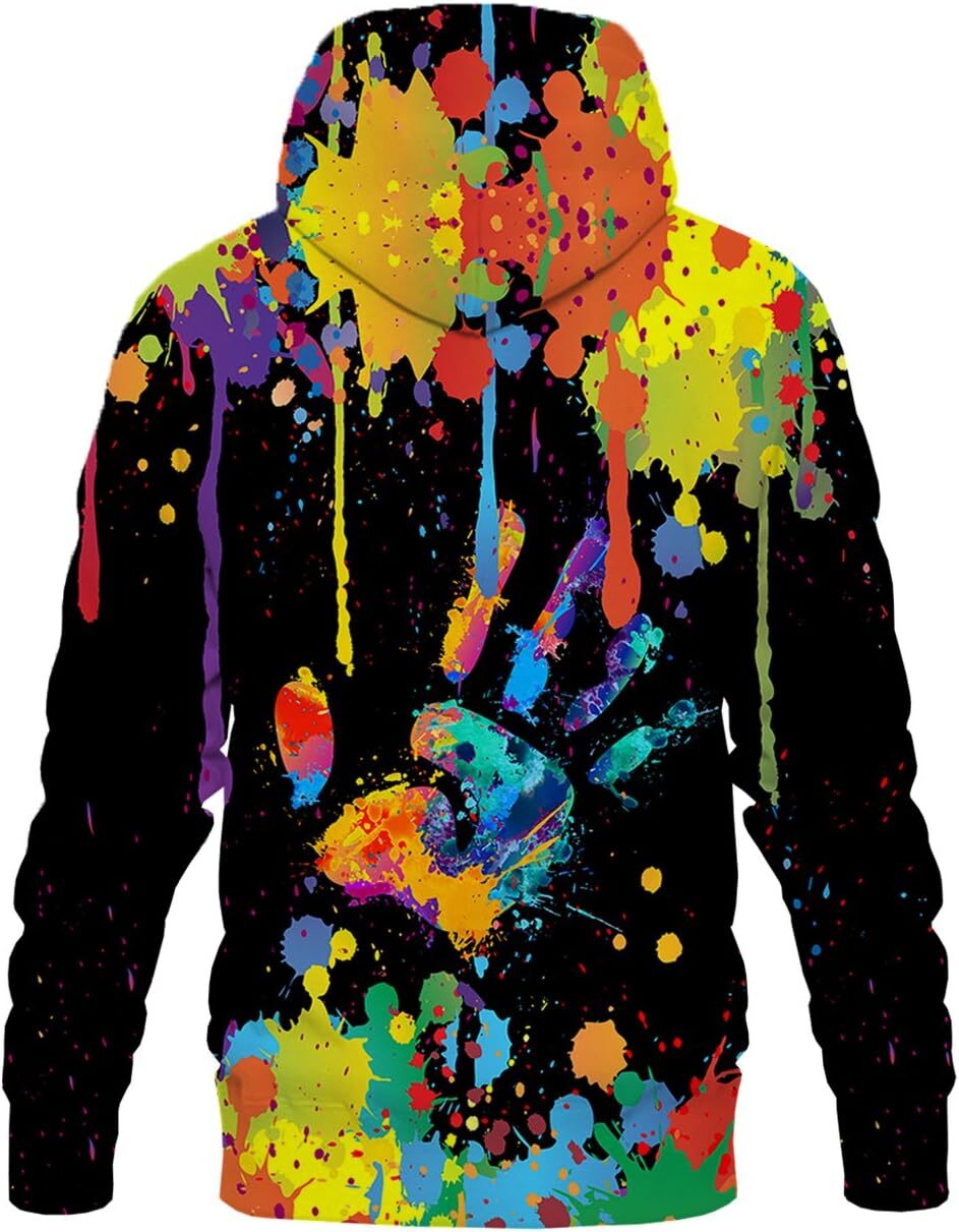 Hoodie for Mens Unisex 3D Print Hoodies Graphic Space Pullover Hooded Sweatshirts for Men Women Graphic Hip hop style fashion cool