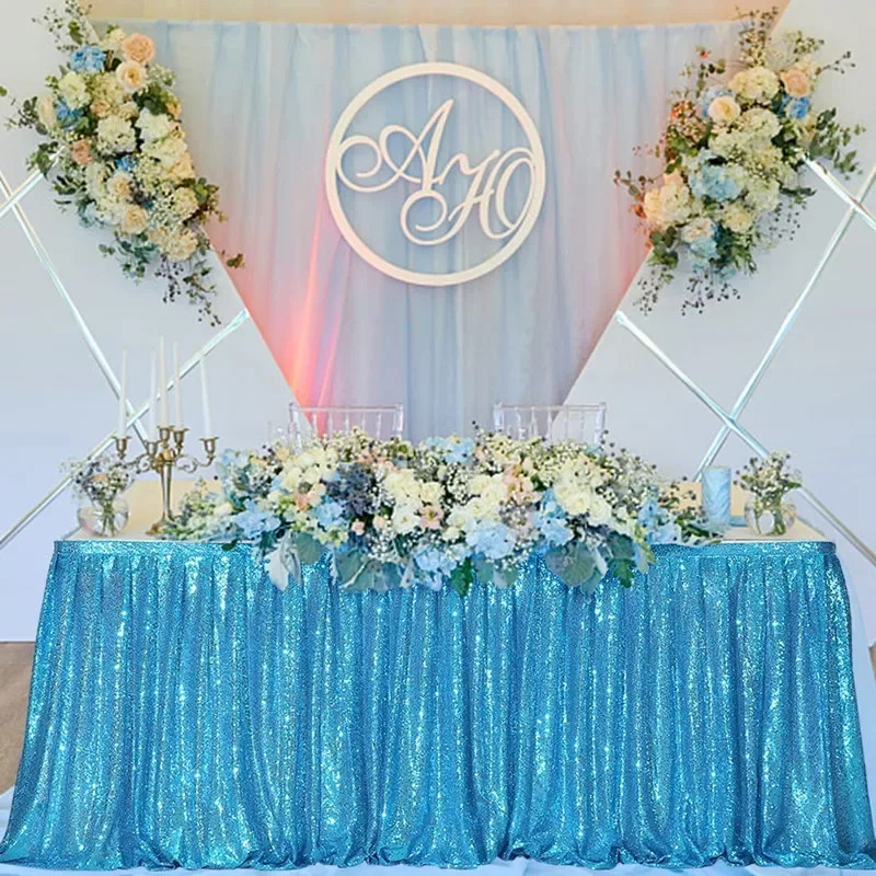 Glitter table glitter table birthday party decoration wedding event rectangular glitter table decoration 241031