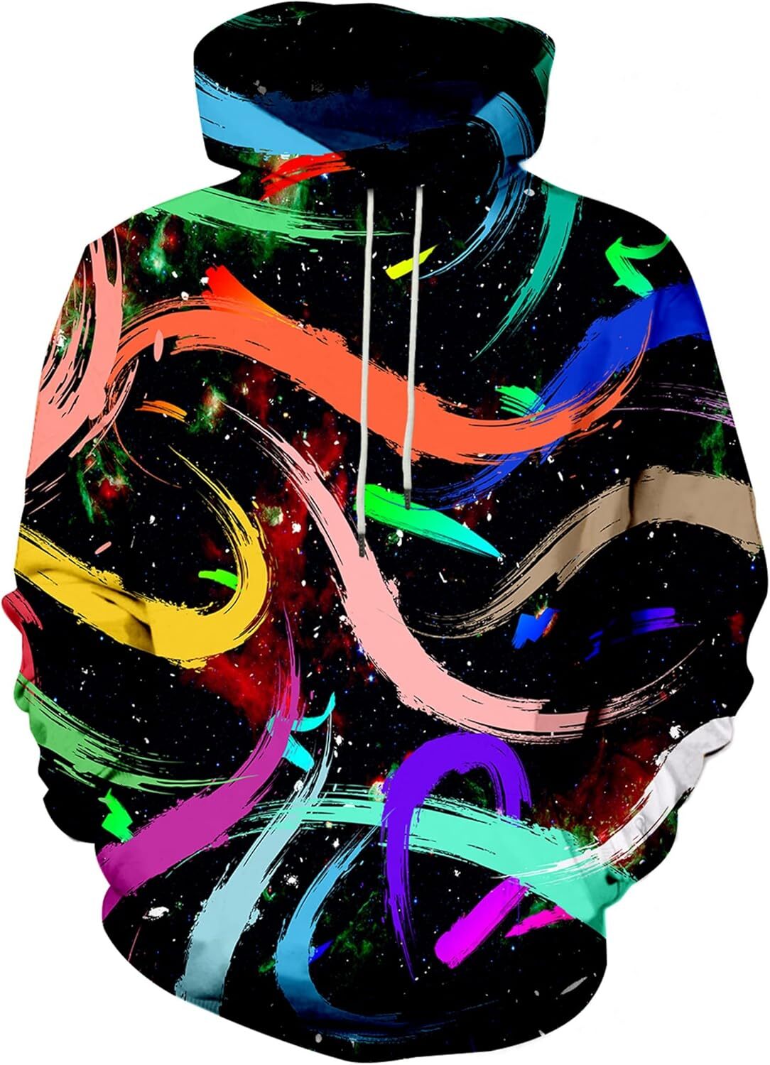 Hoodie for Mens Womens cool Unisex Novelty Hoodies 3D Fashion Digital Print Pullover Hooded Sweatshirts with Pockets Graphic Hip hop style fashion