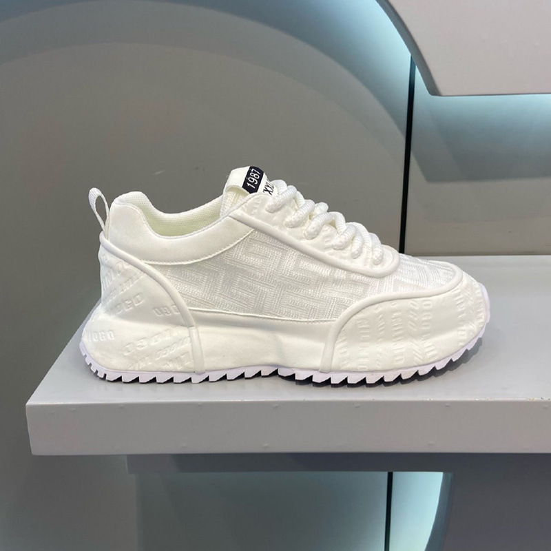 Men's shoes 2024 low top mesh breathable and odor proof sports and leisure high street American color blocked trendy men