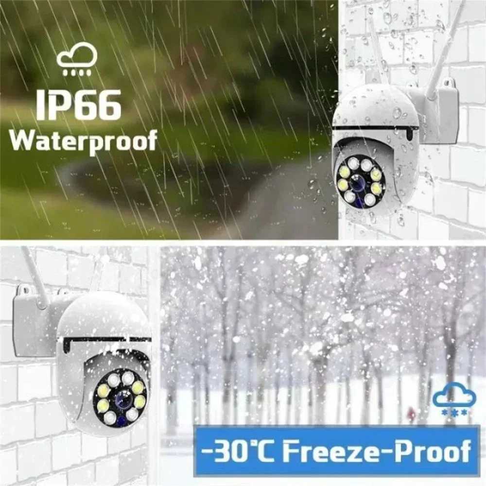 Camera 8MP Wifi Wireless Security Monitor Cameras Color Night Vision PTZ Cam Smart He CCTV HD Surveillance Camera AI Human Tracking Z241105