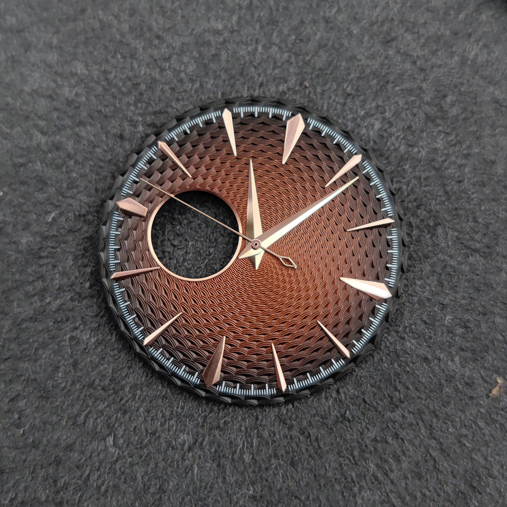 NH38 Mechanical Movement Parts 40mm Watch Case With Hollow Surface Dial Movement Watch Modification Accessories 10*14*15mm Watch Hands