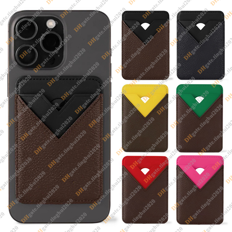 Unisex Fashion Casual Designer Luxury Porte Cartes Magnet Phone Card Holder Wallet Coin Purse Key Pouch TOP Mirror Quality M13185 M12602 Business Card Holder