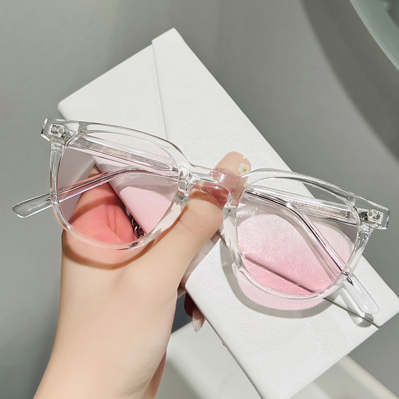 Polaroid lenses, high-end women's eyeglass frames, vintage metal sunglasses Fashionable cute cat eye glasses tortoiseshell anti blue light W092Ey