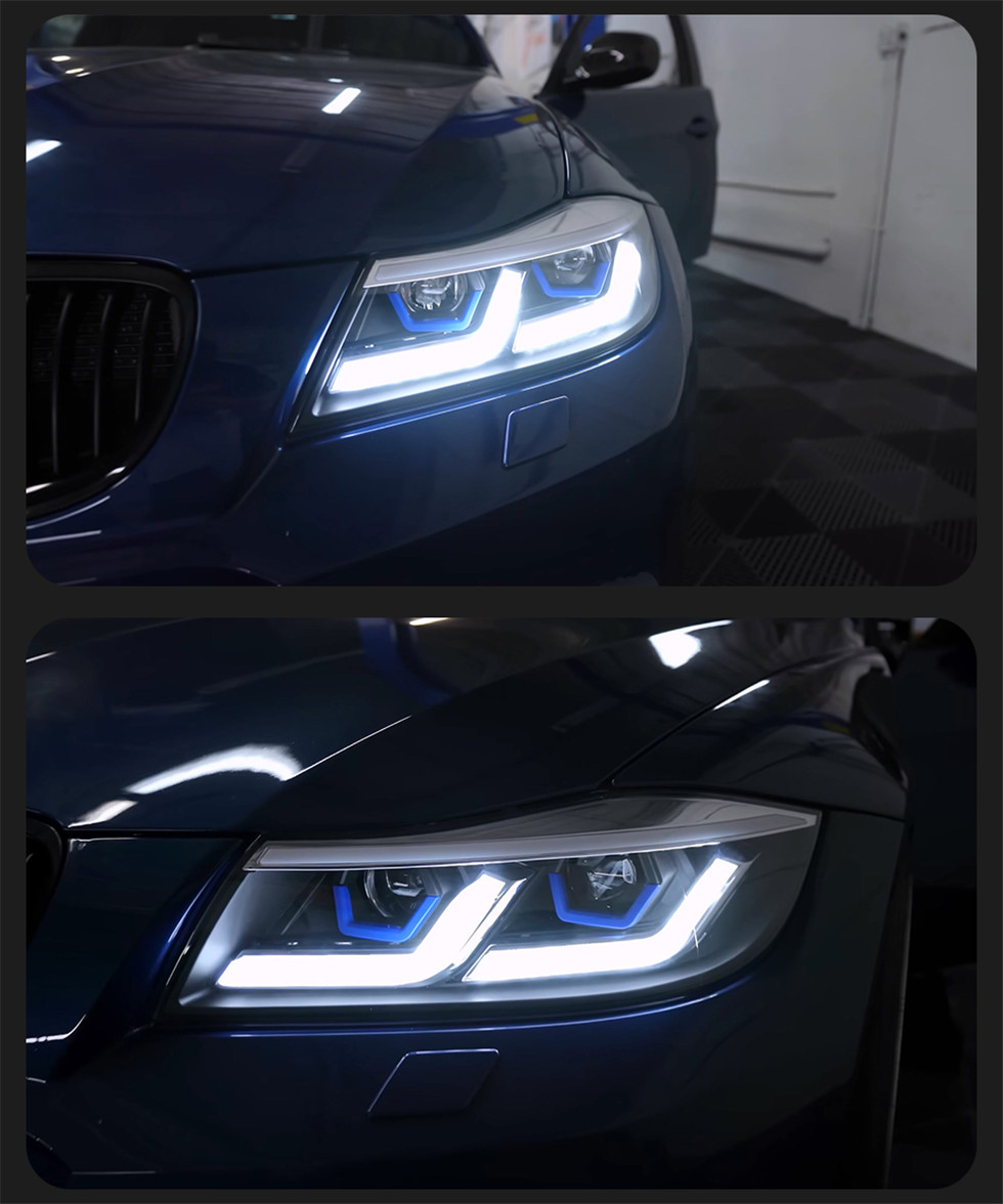 Headlight Assembly for BMW E90 Headlights 2005-2012 320i 318i 323i 3 Series DRL Signal Auto Headlights