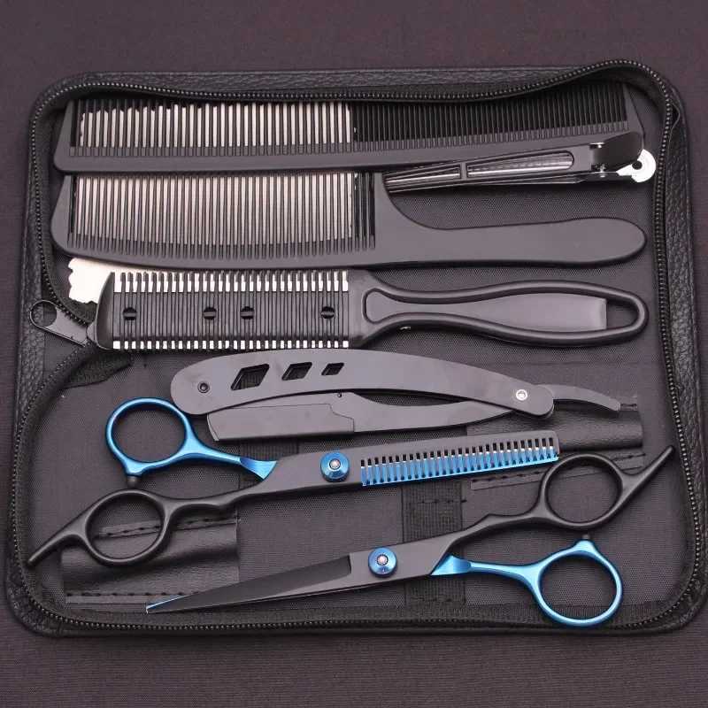 6.0 Inches Hair Scissors Professional Cutting Shears Thinning Hairdressing Haircut Set Salon Barber Home Japanese Steel 1001XJ2411
