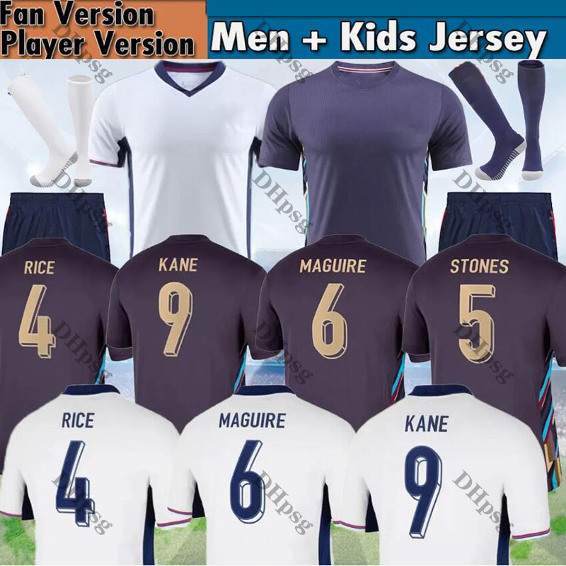 24 25 England Euro cup Soccer Jerseys STERLING GREALISH RASHFORD MOUNT BELLINGHAM SAKA TRIPPIER National Team Football Men Kids full Kits england football shirt