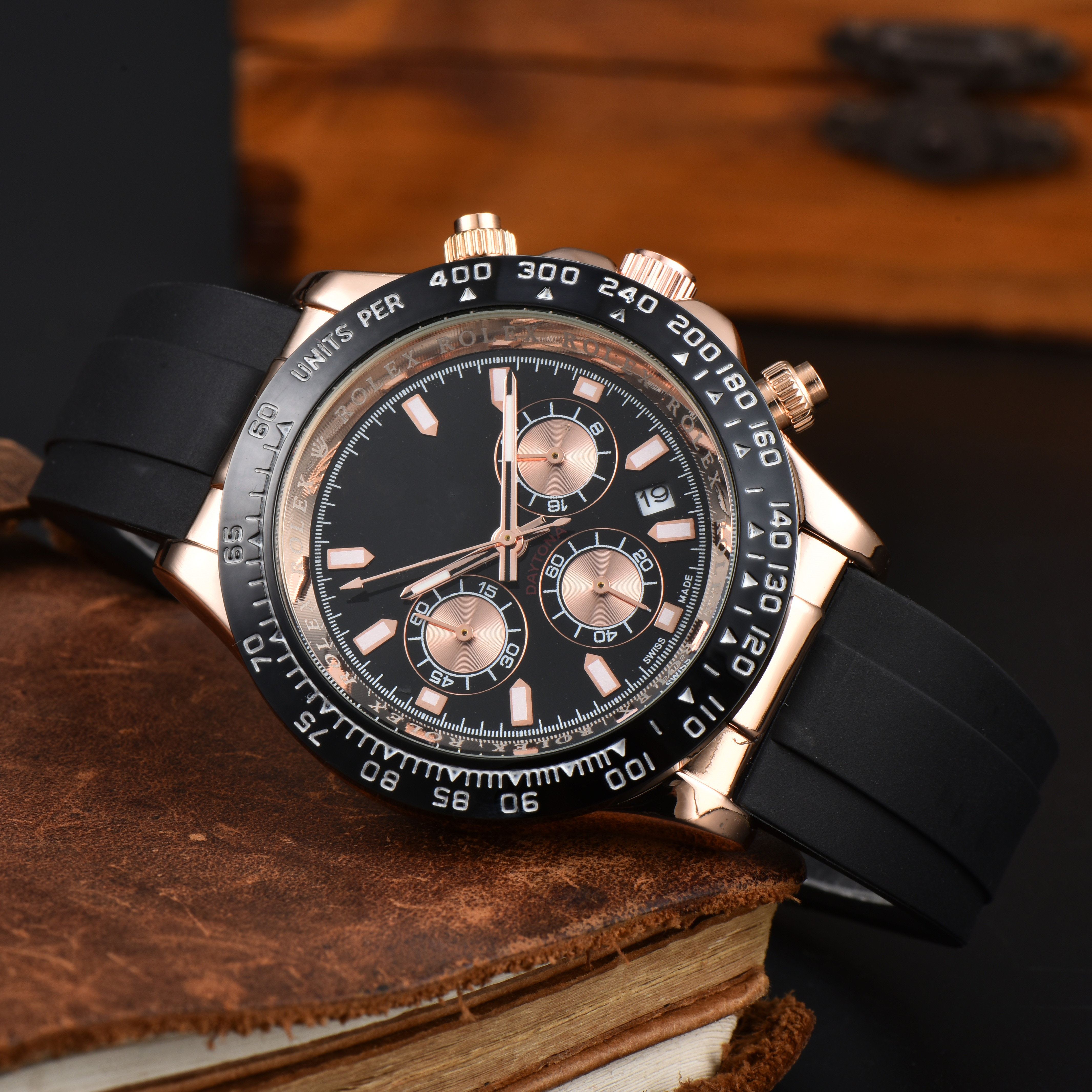Luxury designer mens womens DAYity TONASity watches Quartz automatic movement WATCH 904L stainless steel strap luminous gifts men Wristwatches montre #22